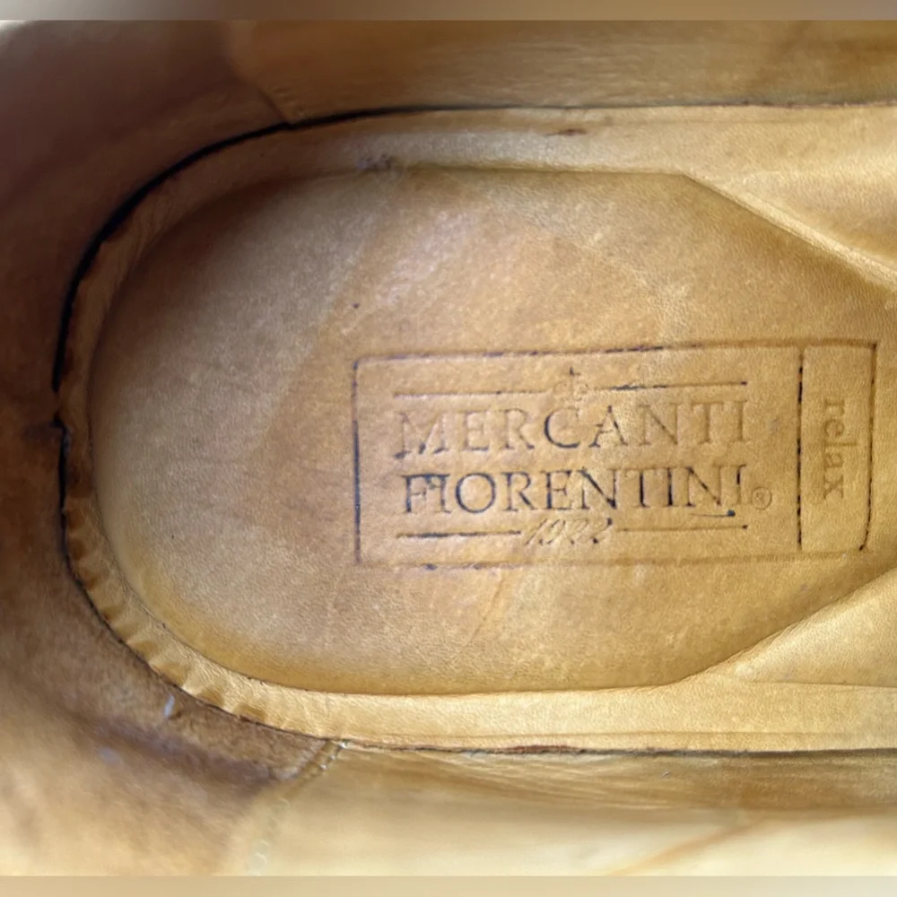 Mercanti Florentini Suede Wingtip Oxford Driving Dress Shoe Size 11